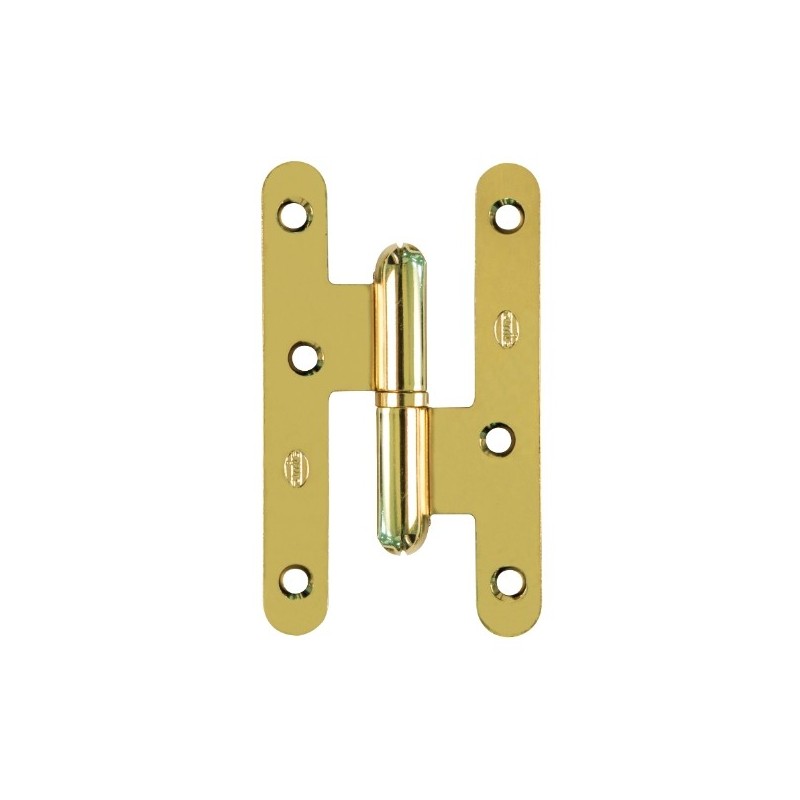 AMIG 14942  
 Pernio 405C  
 100 x 56 x 2 mm  
 Acero  
 Lacado dorado - Derecha