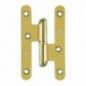 AMIG 14943  
 Pernio 405C  
 100 x 56 x 2 mm  
 Acero  
 Lacado dorado - Izquierda