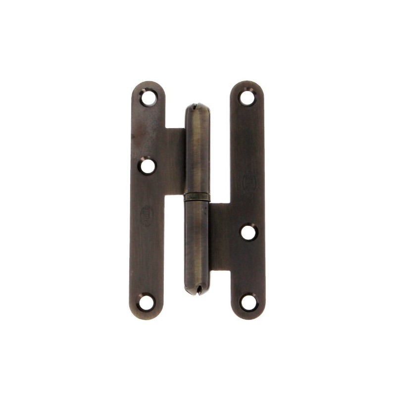 AMIG 14945  
 Pernio 405C  
 100 x 56 x 2 mm  
 Acero  
 Cuero - Izquierda