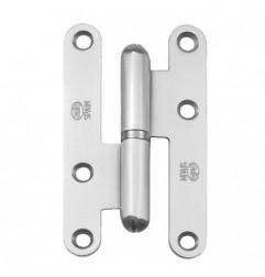 AMIG 14947  
 Pernio 405C  
 100 x 56 x 2 mm  
 Acero  
 Cromado mate - Izquierda
