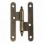 AMIG 14954  
 Pernio 408C  
 100 x 56 x 2 mm  
 Acero  
 Cuero - Derecha