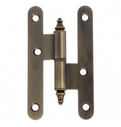 AMIG 14955  
 Pernio 408C  
 100 x 56 x 2 mm  
 Acero  
 Cuero - Izquierda