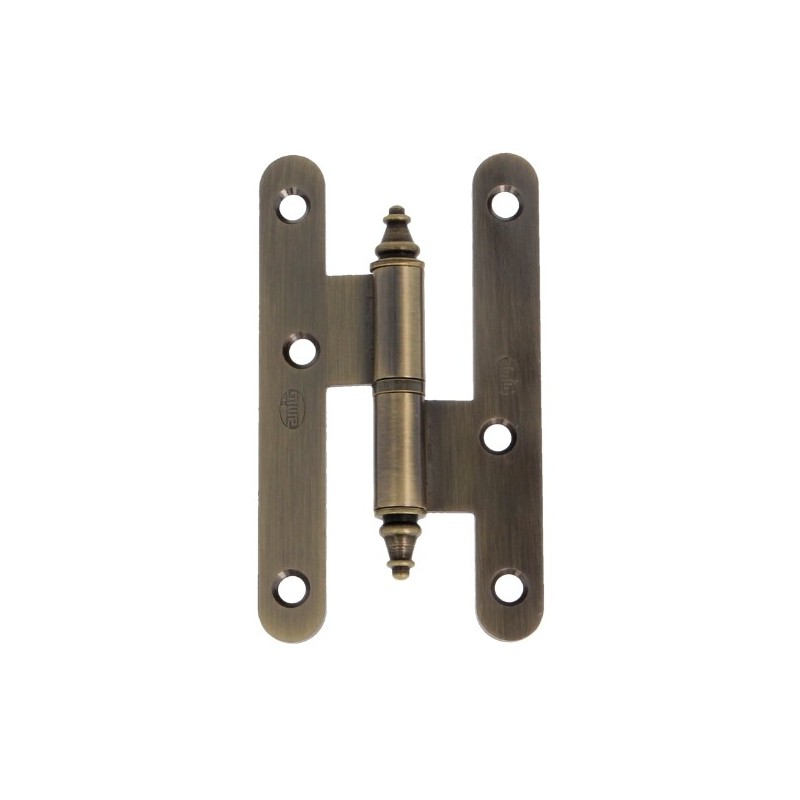 AMIG 14955  
 Pernio 408C  
 100 x 56 x 2 mm  
 Acero  
 Cuero - Izquierda