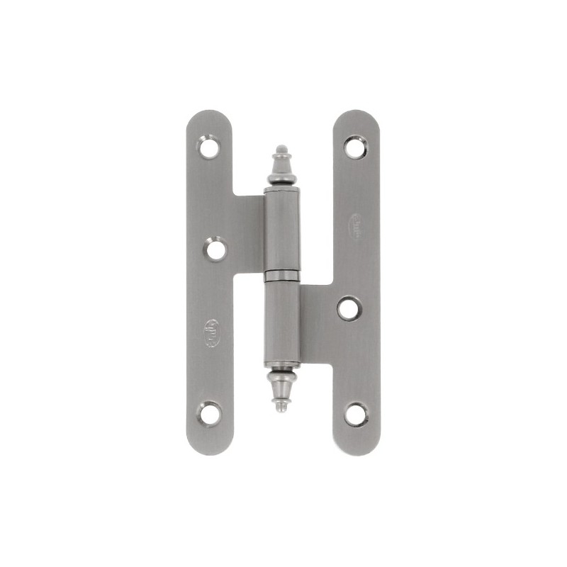 AMIG 14957  
 Pernio 408C  
 100 x 56 x 2 mm  
 Acero  
 Cromado mate - Izquierda