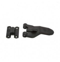 AMIG 14984  
 Herraje automático para una o dos hojas 2915  
 110 mm  
 Zamak  
 Negro
