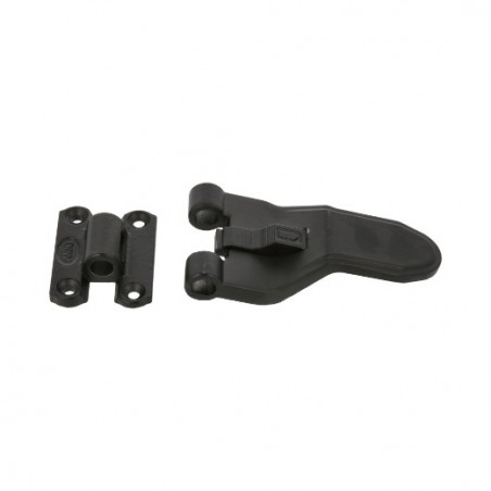 AMIG 14984  
 Herraje automático para una o dos hojas 2915  
 110 mm  
 Zamak  
 Negro