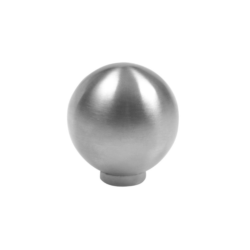 AMIG 15053  
 Pomo inox. 4  
 Ø30 x 33 mm  
 Acero inoxidable 18/8  
 Mate