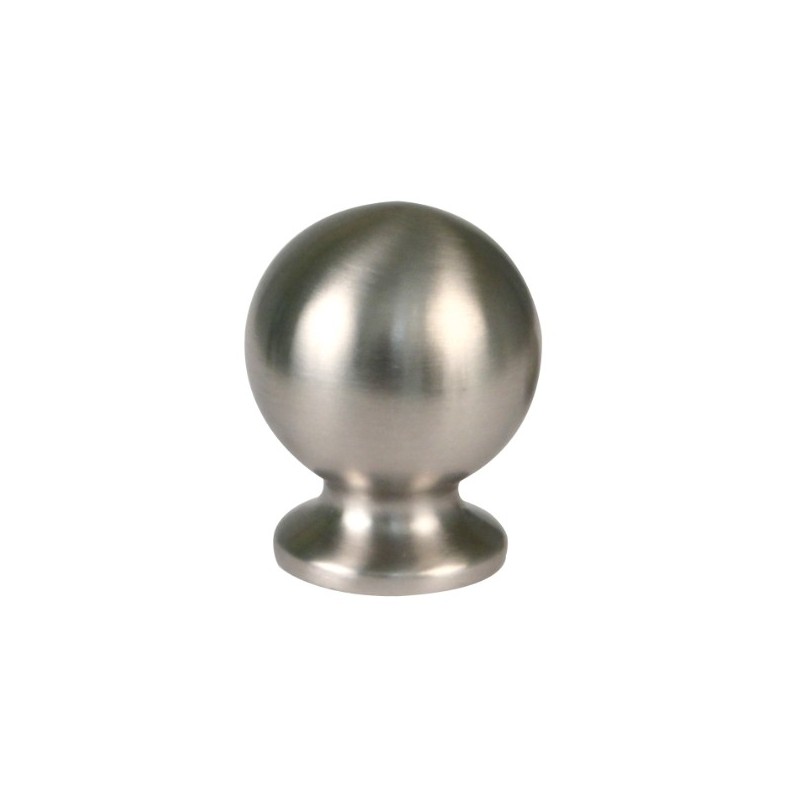AMIG 15056  
 Pomo inox. 5  
 Ø30 x 37 mm  
 Acero inoxidable 18/8  
 Mate