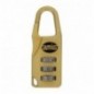 AMIG 15059   Candado combinación 72   57 x 22 mm   Aluminio   Oro