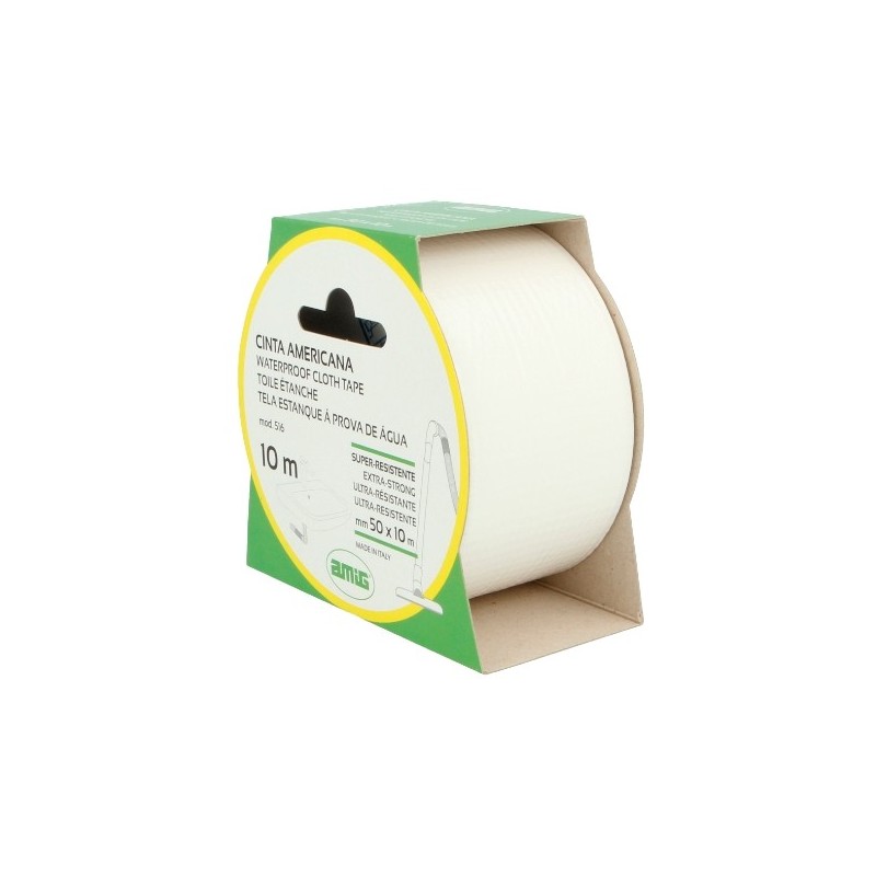 AMIG 15061  
 Cinta americana 516  
 10 m x 50 mm  
 Blanco