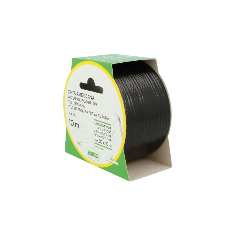 AMIG 15062  
 Cinta americana 516  
 10 m x 50 mm  
 Negro