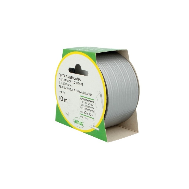 AMIG 15063  
 Cinta americana 516  
 10 m x 50 mm  
 Gris