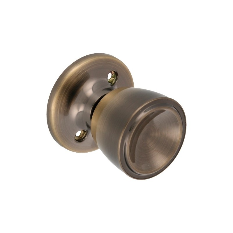 AMIG 15147  
 Pomo de puerta 605  
 Latón  
 Cuero
