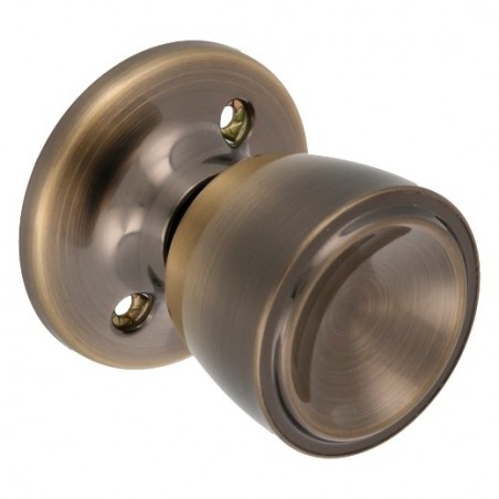 AMIG 15147  
 Pomo de puerta 605  
 Latón  
 Cuero