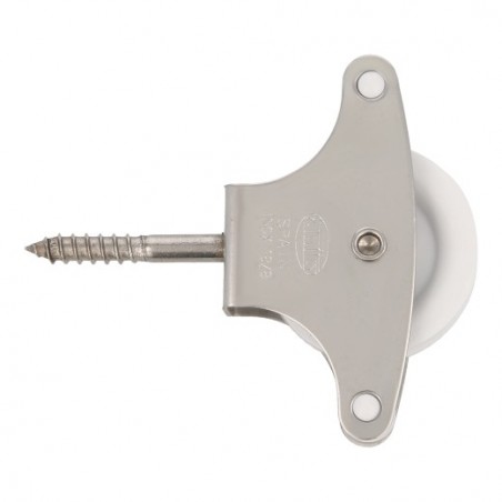AMIG 15184  
 Polea plástico 211 INOX.  
 Ø39 mm  
 Acero inoxidable 18/8  
 Mate