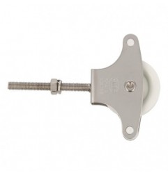 AMIG 15185  
 Polea plástico 212 INOX.  
 M6 x 60 mm  
 Acero inoxidable 18/8  
 Mate