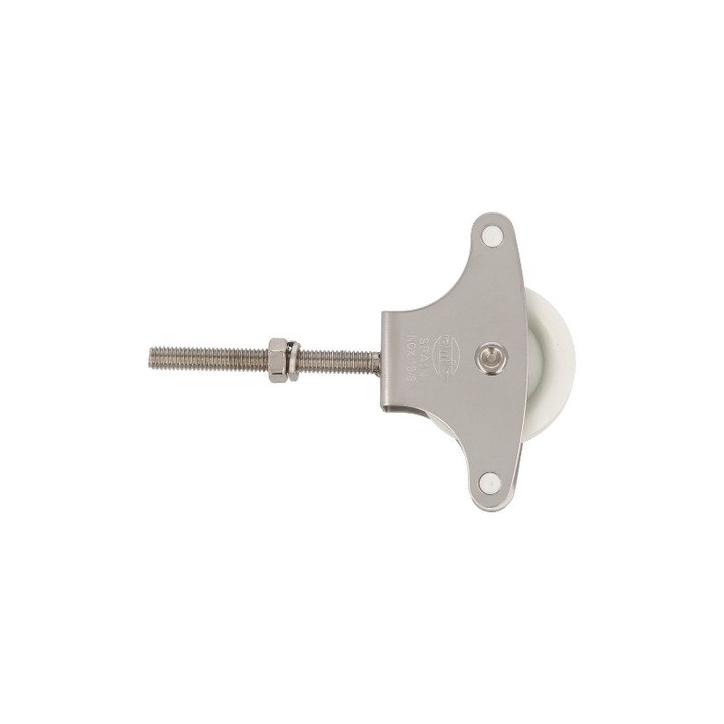 AMIG 15185  
 Polea plástico 212 INOX.  
 M6 x 60 mm  
 Acero inoxidable 18/8  
 Mate