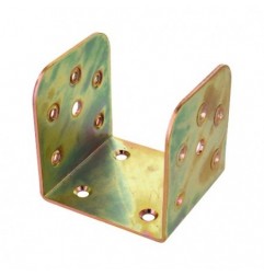 AMIG 15193  
 Soporte para viga 356  
 90 x 90 x 96 x 3 mm  
 Acero  
 Bicromatado
