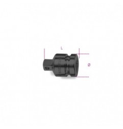 729/15 Adaptador de impacto con cuadrado hembra de 1&quot, y macho de 3/4&quot,