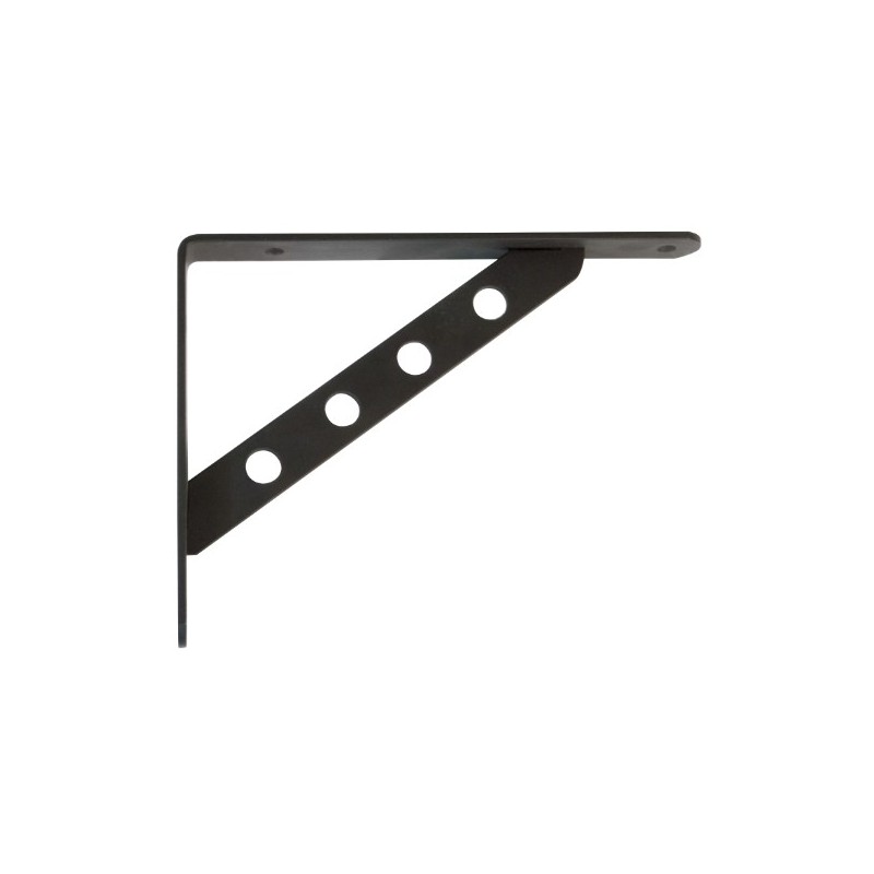 AMIG 15207  
 Palomilla 25  
 200 x 160 mm  
 Acero  
 Negro