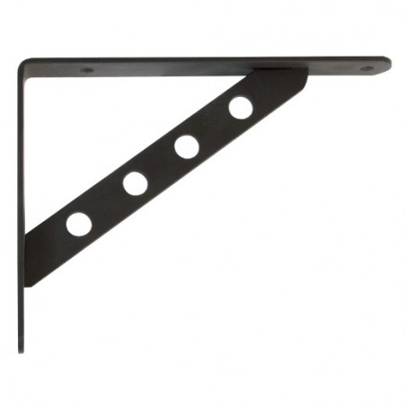 AMIG 15207  
 Palomilla 25  
 200 x 160 mm  
 Acero  
 Negro