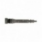 AMIG 15229  
 Gozne gótico regulable 7110  
 300 x 35 x 4 mm  
 Acero  
 Negro