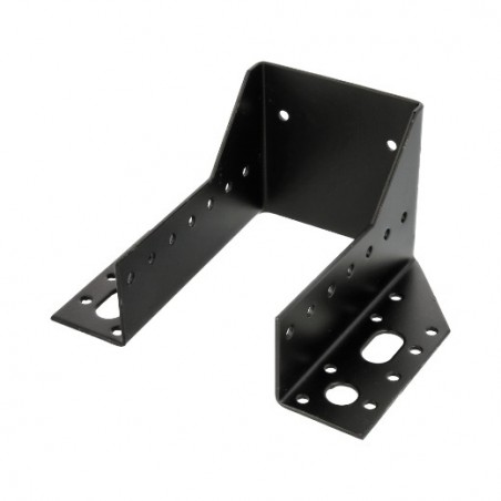 AMIG 15239  
 Soporte para viga 353  
 80 x 82 x 122 x 162 x 2 mm  
 Acero  
 Negro