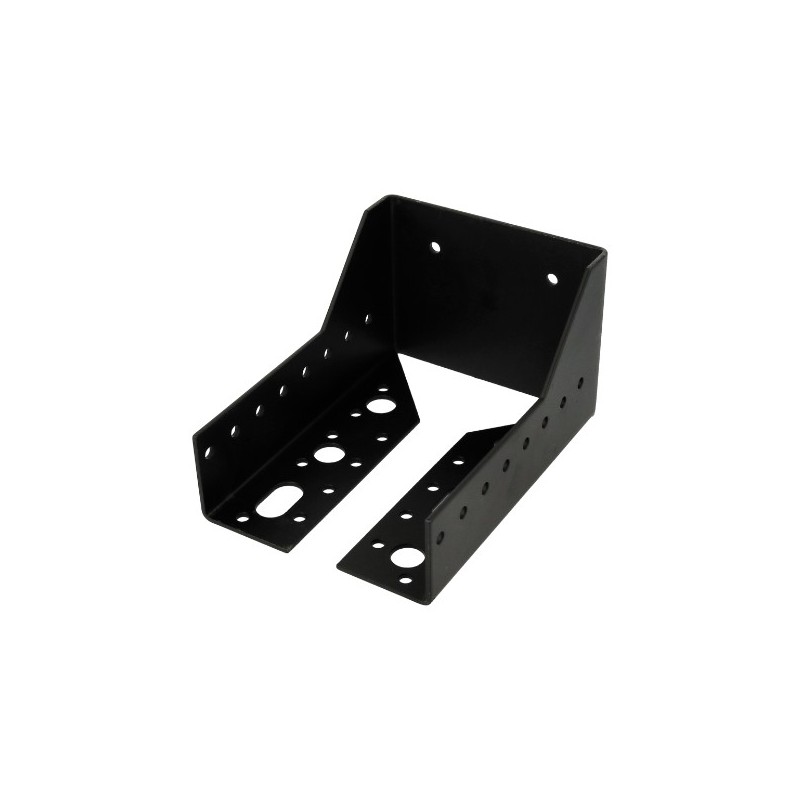 AMIG 15241  
 Soporte para viga 354  
 100 x 80 x 141 x 2 mm  
 Acero  
 Negro
