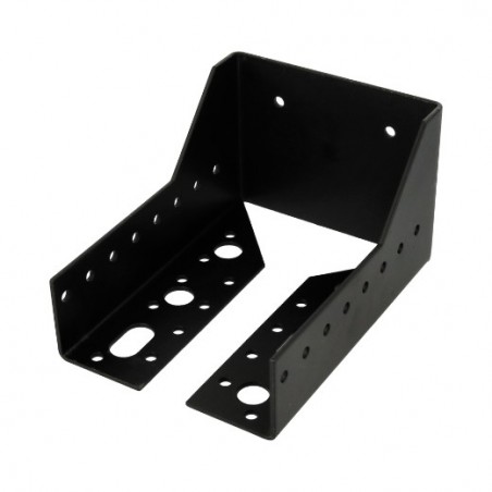 AMIG 15241  
 Soporte para viga 354  
 100 x 80 x 141 x 2 mm  
 Acero  
 Negro