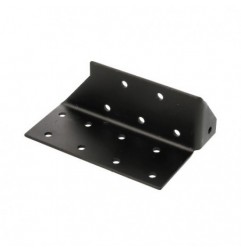 AMIG 15244  
 Soporte para viga 355  
 100 x 40 x 63 x 2 mm  
 Acero  
 Negro - Izquierda