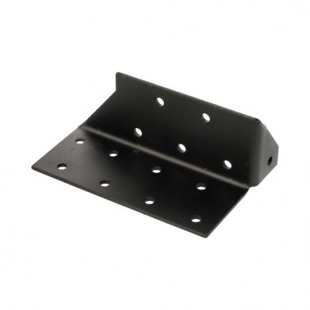 AMIG 15244  
 Soporte para viga 355  
 100 x 40 x 63 x 2 mm  
 Acero  
 Negro - Izquierda