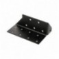 AMIG 15244  
 Soporte para viga 355  
 100 x 40 x 63 x 2 mm  
 Acero  
 Negro - Izquierda