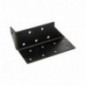AMIG 15245  
 Soporte para viga 355  
 100 x 40 x 63 x 2 mm  
 Acero  
 Negro - Derecha