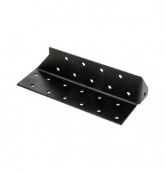 AMIG 15246  
 Soporte para viga 355  
 150 x 40 x 63 x 2 mm  
 Acero  
 Negro - Izquierda