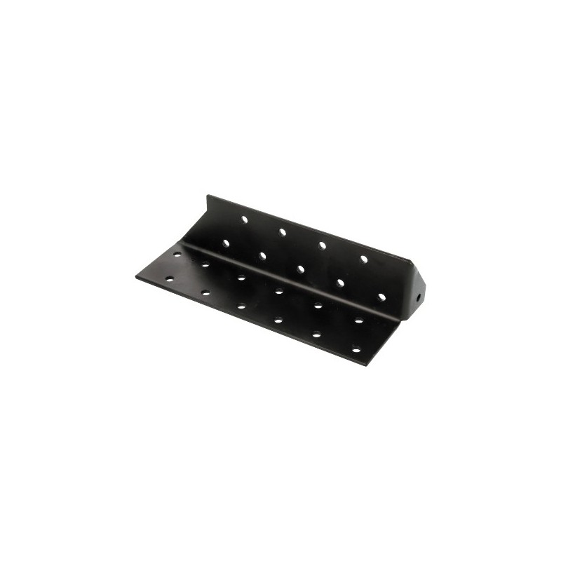 AMIG 15246  
 Soporte para viga 355  
 150 x 40 x 63 x 2 mm  
 Acero  
 Negro - Izquierda