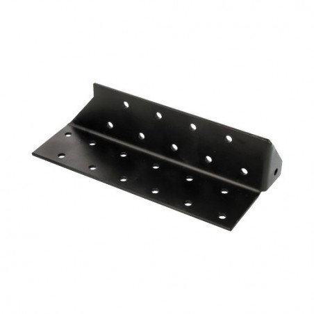 AMIG 15246  
 Soporte para viga 355  
 150 x 40 x 63 x 2 mm  
 Acero  
 Negro - Izquierda