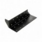 AMIG 15247  
 Soporte para viga 355  
 150 x 40 x 63 x 2 mm  
 Acero  
 Negro - Derecha