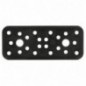 AMIG 15248  
 Placa 500  
 120 x 50 x 2,2 mm  
 Acero  
 Negro