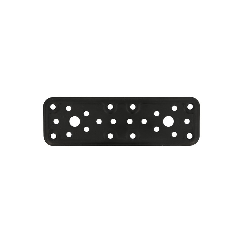 AMIG 15249  
 Placa 500  
 160 x 50 x 2,2 mm  
 Acero  
 Negro