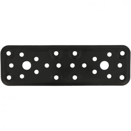 AMIG 15249  
 Placa 500  
 160 x 50 x 2,2 mm  
 Acero  
 Negro