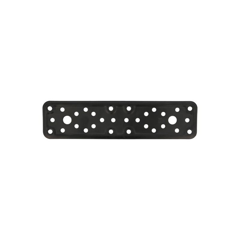 AMIG 15250  
 Placa 500  
 200 x 50 x 2,2 mm  
 Acero  
 Negro