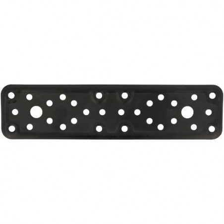 AMIG 15250  
 Placa 500  
 200 x 50 x 2,2 mm  
 Acero  
 Negro