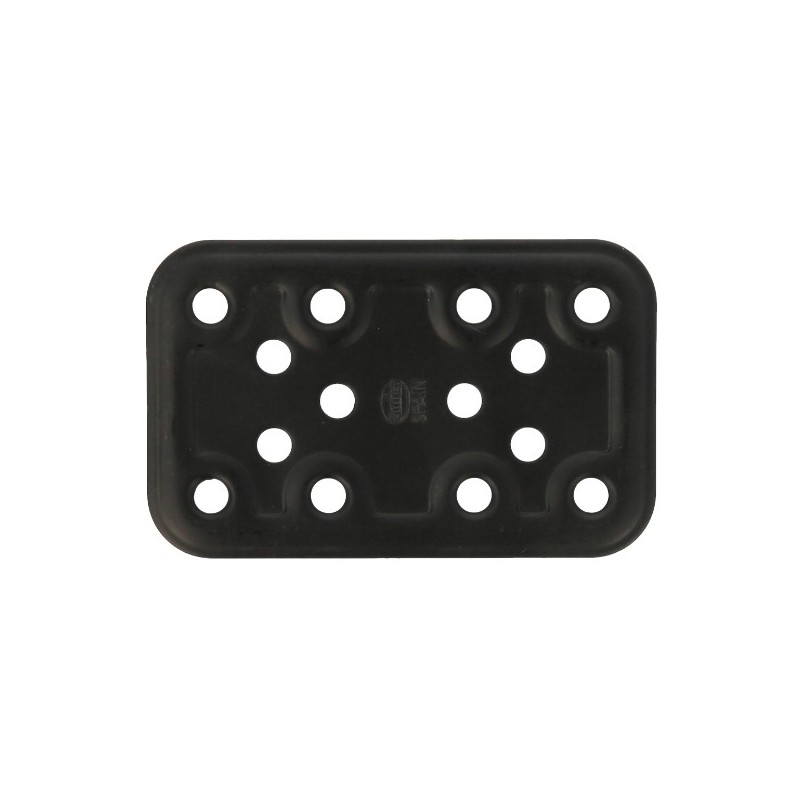 AMIG 15251  
 Placa 500  
 80 x 50 x 2,2 mm  
 Acero  
 Negro