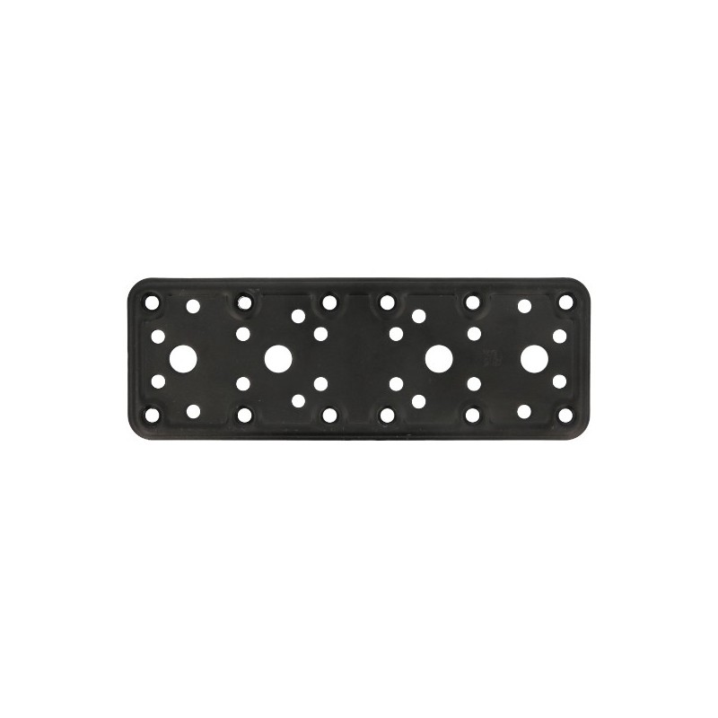 AMIG 15252  
 Placa 501  
 185 x 65 x 2,2 mm  
 Acero  
 Negro