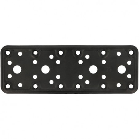 AMIG 15252  
 Placa 501  
 185 x 65 x 2,2 mm  
 Acero  
 Negro