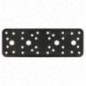 AMIG 15252  
 Placa 501  
 185 x 65 x 2,2 mm  
 Acero  
 Negro