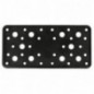 AMIG 15253  
 Placa 502  
 185 x 90 x 2,2 mm  
 Acero  
 Negro