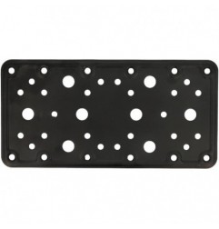 AMIG 15254  
 Placa 503  
 200 x 100 x 2,8 mm  
 Acero  
 Negro
