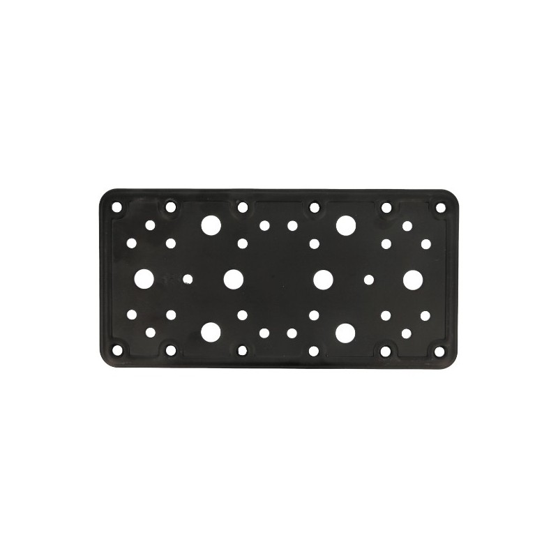 AMIG 15254  
 Placa 503  
 200 x 100 x 2,8 mm  
 Acero  
 Negro