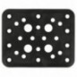 AMIG 15255  
 Placa 504  
 80 x 100 x 2,2 mm  
 Acero  
 Negro